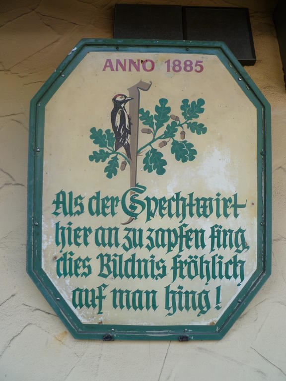 Gasthaus Zum Specht Hoesbach Exterior photo